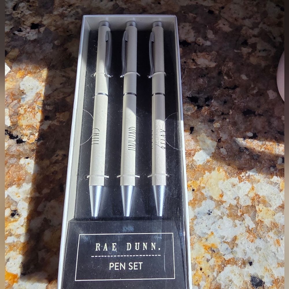 Rae Dunn~ Chill💫 Unwind 💫Relax 💫Pen Set